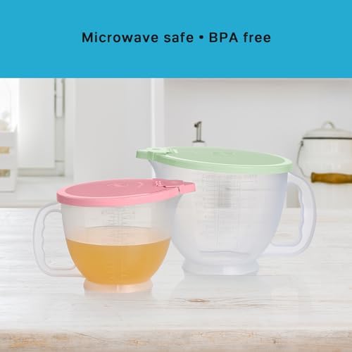 Tupperware Classic Mix-N-Store Pastel Pitcher Set (2 Pitchers, 2 Lids)