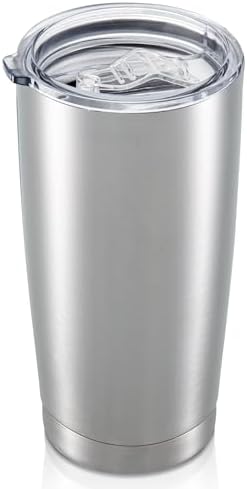 20 oz Tumbler with Lid Stainless Steel Insulated Tumblers, 1 Pack