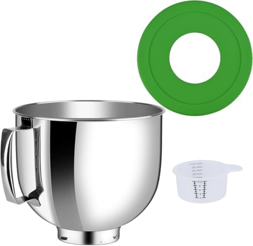 Stainless Bowl Compatible with Kitchenaid Mixer 4.5/5QT