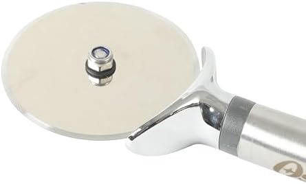 Oster Chadswyck 8.7” Pizza Cutter, Stainless Steel Pizza Wheel, Sharp Rolling Blade, Ergonomic Handle, Dishwasher Safe