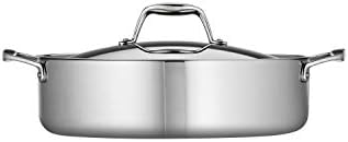 Tramontina Signature Tri-Ply Clad Stainless Steel 6-Quart Braiser Pan