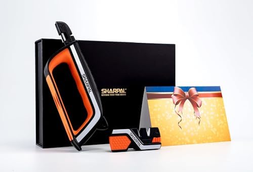 SHARPAL Pocket Knife Sharpener & Garden Tool Sharpener, Combo Gift Pack