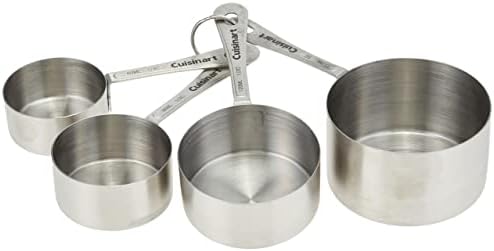 Cuisinart CTG-00-SMC Stainless Steel Measuring Cups, Set of 4