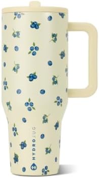 HydroJug Traveler 40oz, Insulated Tumbler with Handle & Straw, Freshly Pick'd
