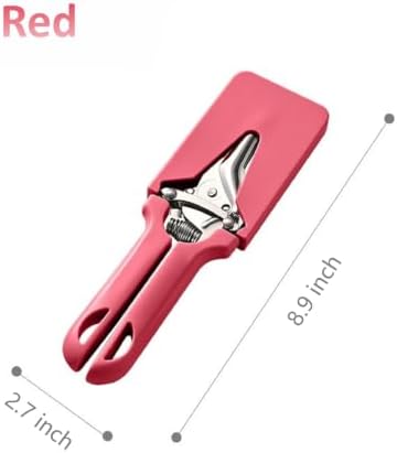 Heavy Duty Poultry Bone Shears,Spring Loaded Kitchen Shears,Stainless Steel丨Safety Lock丨Dishwasher Safe, All Purpose Kitchen Scissors for Chicken, Meat Cutting, Turkey ，Red