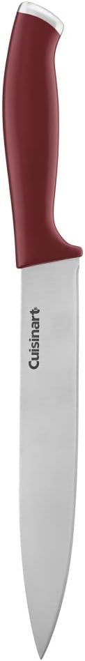 Cuisinart C77SSR-12P Color Pro Collection 12 Piece Knife Block Set, Red
