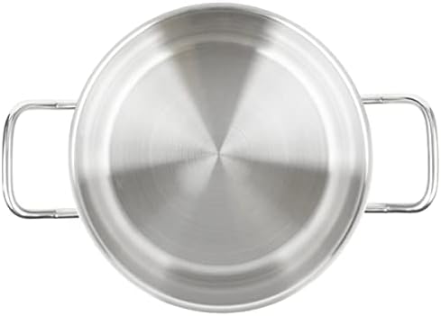 TrueCraftware- 50 qt. Heavy-Duty Aluminum Stock Pot with Riveted Handle 6mm Thickness- Multipurpose Pot Cookware Large Stockpot For Cooking Simmering Soup Stock Home Kitchen
