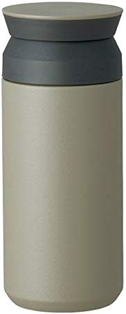 Kinto 20934 Travel Tumbler, 11.8 fl oz (350 ml), Khaki, Double Wall Vacuum Construction, Heat and Cold Retention