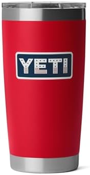 YETI Rambler 20 oz Stainless Steel Vacuum Insulated Tumbler w/MagSlider Lid