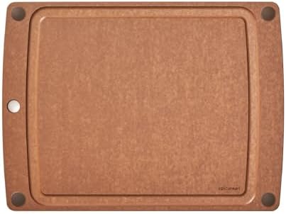 Epicurean 17.5" x 13" All-In-One Cutting Board with Juice Groove, Nutmeg