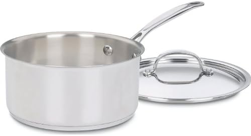 Cuisinart Saucepan w/Cover, Chef's-Classic Stainless Steel Cookware Collection, 3-Quart, 7193-20