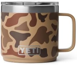 YETI Rambler 14 oz Ceramic Lined Stackable Mug, Wetlands Camo