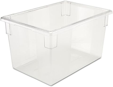 Rubbermaid Commercial Products-Food Storage Box/Tote, 21.5 Gallon, Clear, for Restaurant/Kitchen/Cafeteria