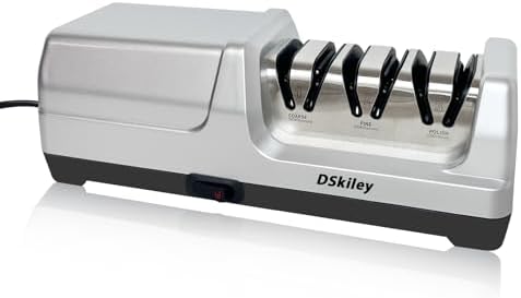 Electric Knife Sharpener for Kitchen,Sharpening, Restore&Polish Chef Knives
