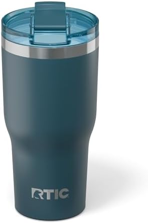 RTIC 30oz Essential Tumbler with Lid, Ceramic Lined, Marine