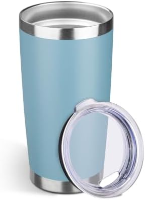 StarSpeed 20oz Stainless Steel Travel Coffee Tumbler,Maya Blue