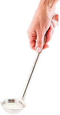Restaurantware Met Lux 2 Ounce Portion Ladle 1 Multipurpose Portion Serving Spoon - Does Not Corrode Dishwashable Stainless Steel Portion Control Serving Utensil Premium