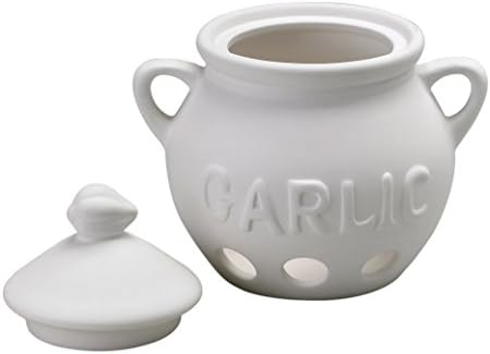 Fantes Garlic Keeper, Unglazed Earthenware Ceramic, The Italian Market Original since 1906