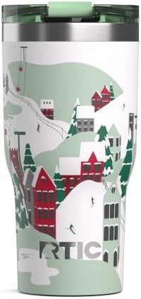 RTIC 30oz Essential Tumbler with Lid, Ceramic Lined, Apres Ski