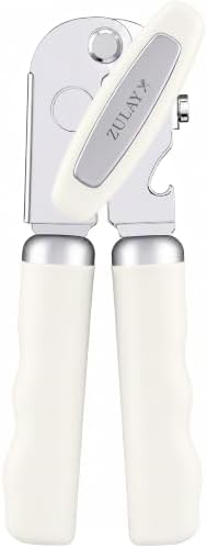 Zulay Kitchen Stainless Steel Swing Open Manual Can Opener Comfortable Grip