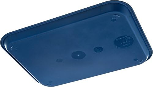 Carlisle FoodService Products CT101414 Café Standard Cafeteria / Fast Food Tray, 10" x 14", Blue (Pack of 24)