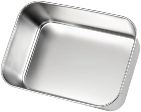 Kichwit Stainless Steel Loaf Pan for Bread, 4 Pack Metal Baking Pan, Dishwasher Safe (8.5" x 5.7" x 2.5")