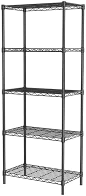 SINGAYE 5 Metal Shelves Wire Shelving Storage Shelf Adjustable Unit Pantry