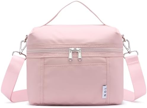 NOL 8L Insulated Lunch Bag for Women, Medium, Pink