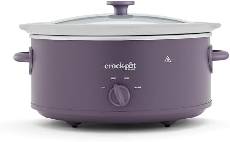 Crock-Pot® Design Series 7-Quart Manual Slow Cooker, Purple Potato