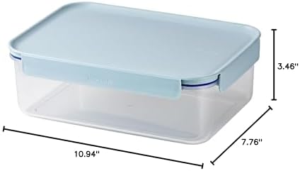 LocknLock Classic-Plus Plastic Food Storage Container | Airtight Plastic Food Storage Containers with Lids | BPA Free Stackable Food Storage for Meal Prep, Leakproof, Freezer & Dishwasher Safe, 2.1L