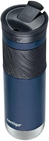 Contigo Byron Travel Mug, Insulated Stainless Steel, 24oz | Leak-Proof Lid | BPA-Free | ThermoLock Insulation | Pack of 4
