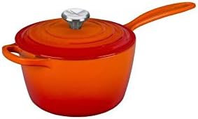 Le Creuset Enameled Cast Iron Signature Saucepan, 2.25 qt., Flame