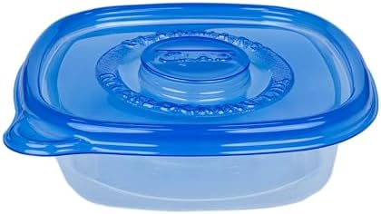 Glad GladWare Entree Food Storage Containers, Medium Square, 25 oz - 5 Count (Pack of 6)