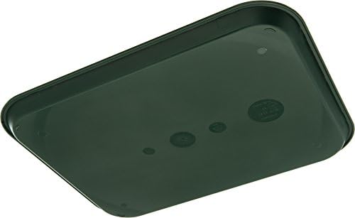 Carlisle FoodService Products Cafe Plastic Fast Food Tray for Cafeteria, 14" x 18", Green (Pack of 2)