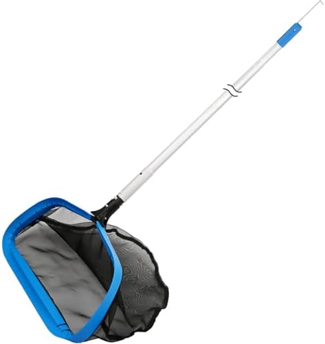 TidyMister 17.5 in Pool Skimmer Net with 10 ft Pole