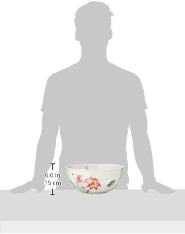 Lenox Butterfly Meadow Salad Bowl & Servers, 4.10 LB, Multi