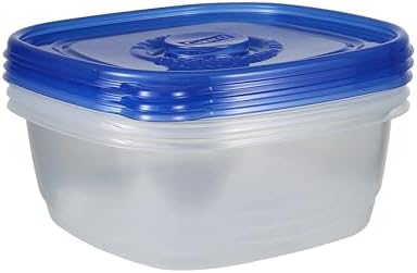 Glad GladWare XL Square Food Storage Containers, 104 oz - 3 Count (Pack of 3)