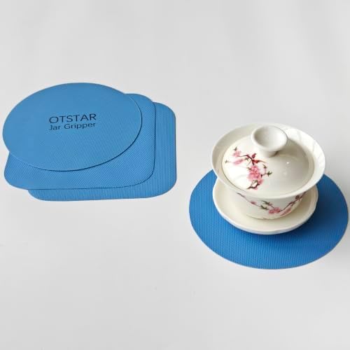 Otstar Jar Opener with Gripper Pads for Weak Hands, Seniors with Arthritis