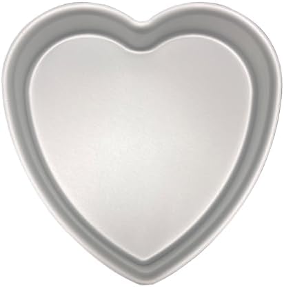 10 Inch Heart Shaped Cake Pan, Aluminum Heart Cake Mold, Heat-Resistant Baking Cake Pan for Wedding, Party, Family Occasions, Chocolate, Bread. (10 × 2 Inch)
