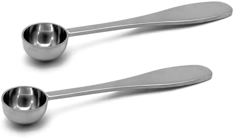 BlendWell Stainless Steel Matcha Spoons, Pack of 2, 1 Gram Measuring Spoons for Matcha Powder, Durable and Dishwasher Safe