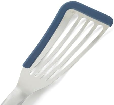 Calphalon Prime Slotted Turner, Kitchen Flipping Spatula, Slotted Fish Turner, Stainless Steel Slotted Spatula Heat-Resistant, Durable Kitchen Tool for Cooking, Flipping Fish and Serving