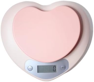 Cute Kitchen Scale, Digital Food Scale with LCD Display, Pink