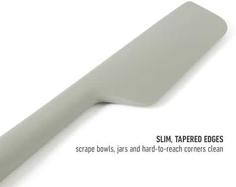 Calphalon Prime Scraper Set, 2-Piece Silicone Kitchen Scraper Set, Flexible Baking & Cooking Scrapers, Heat-Resistant Nonstick-Safe Tools with Ergonomic Handles, Taupe