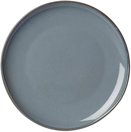Oneida 897199 Organic Shades 12-Piece Dinnerware Set, Slate Blue