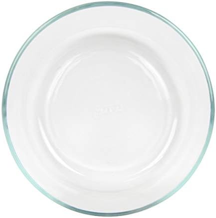 Pyrex 7203 Glass Bowls & 7402-PC Cadet Blue Lids (2-Pack) - Made in USA