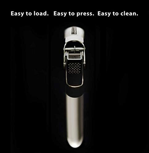 MANNKITCHEN High-Capacity Stainless Steel Double-Lever Garlic Press