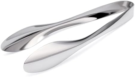 Premium Stainless Steel Serving Tongs (6'' Small)