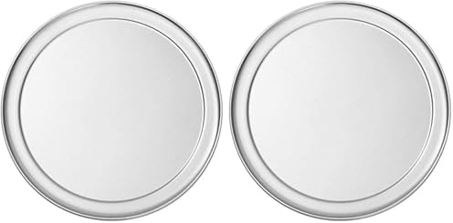 American Metalcraft HATP6 Wide Rim Pan, Heavy Weight, 14 Gauge Thickness, Aluminum, 6" Dia. (Pack of 2)