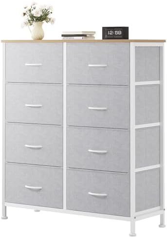 OLIXIS 8 Drawer Storage Dresser for Bedroom, Closet Organizers Units