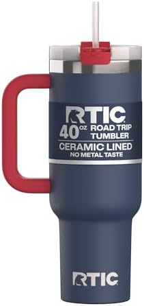 RTIC 40oz Road Trip Tumbler, Insulated, Ceramic Lined, Patriot
